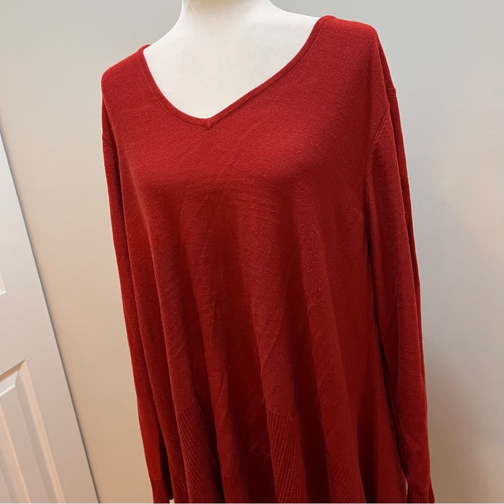 Red Kate and Mallory long top blouse - Picture 5 of 8